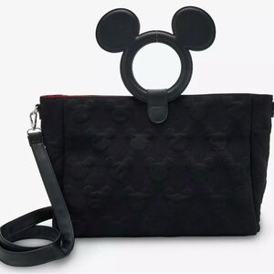 Loungefly Disney Mickey Mouse Silhouette Handle Tote Bag NEW